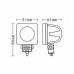 10W 12V 24V klein kompakt CREE LED Arbeitsscheinwerfer Zusatzscheinwerfer IP67
